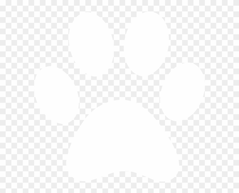 White Paw Print Clip Art White Paw Print Free Download - White Paw Print Transparent