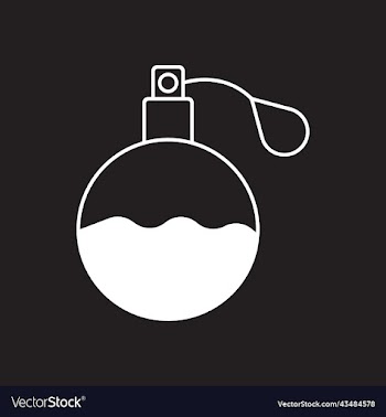 white perfume bottle icon
