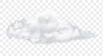 White png cloud aesthetic sticker | Free PNG - rawpixel