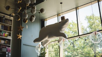 White Polar Bear Hanging Decor