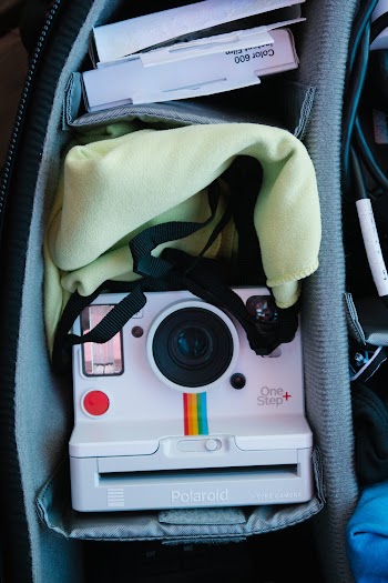 White Polaroid Camera