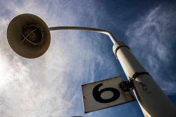 White Post Lamp