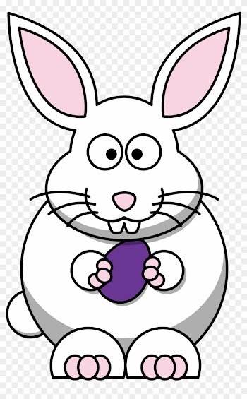 White Rabbit Clip Art - Bunny Easter Cartoon