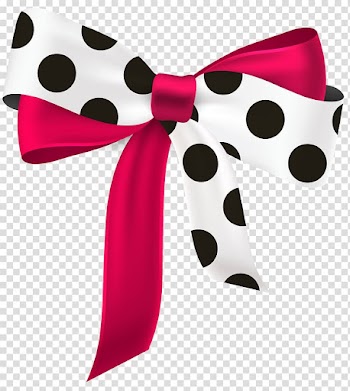 White, red, and black polka-dot bow illustration, Ribbon Paper , Beautiful Ribbon Free transparent background PNG clipart