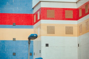 White, Red, and Brown Concrete Building