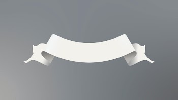 White ribbon psd, decorative banner image | Free stock illustration | High Resolution graphic