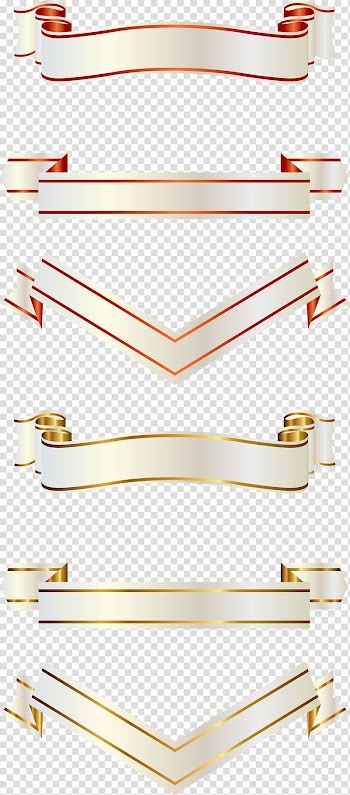 White ribbons illustration, ribbon transparent background PNG clipart