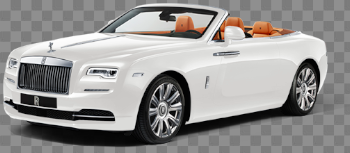 White Rolls Royce Transparent Image