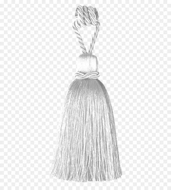 White Rope Tassel - White rope spike 