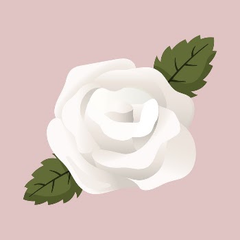 White rose clipart, cute cartoon | Free PSD Illustration - rawpixel