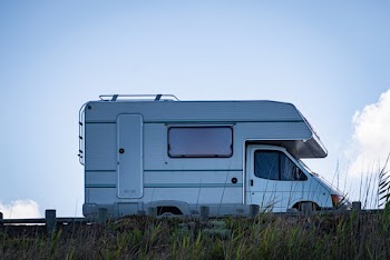 White Rv on Road