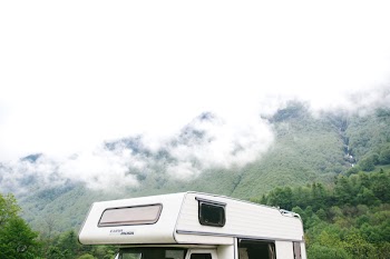 White Rv Trailer