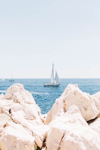white sail boat on body of water