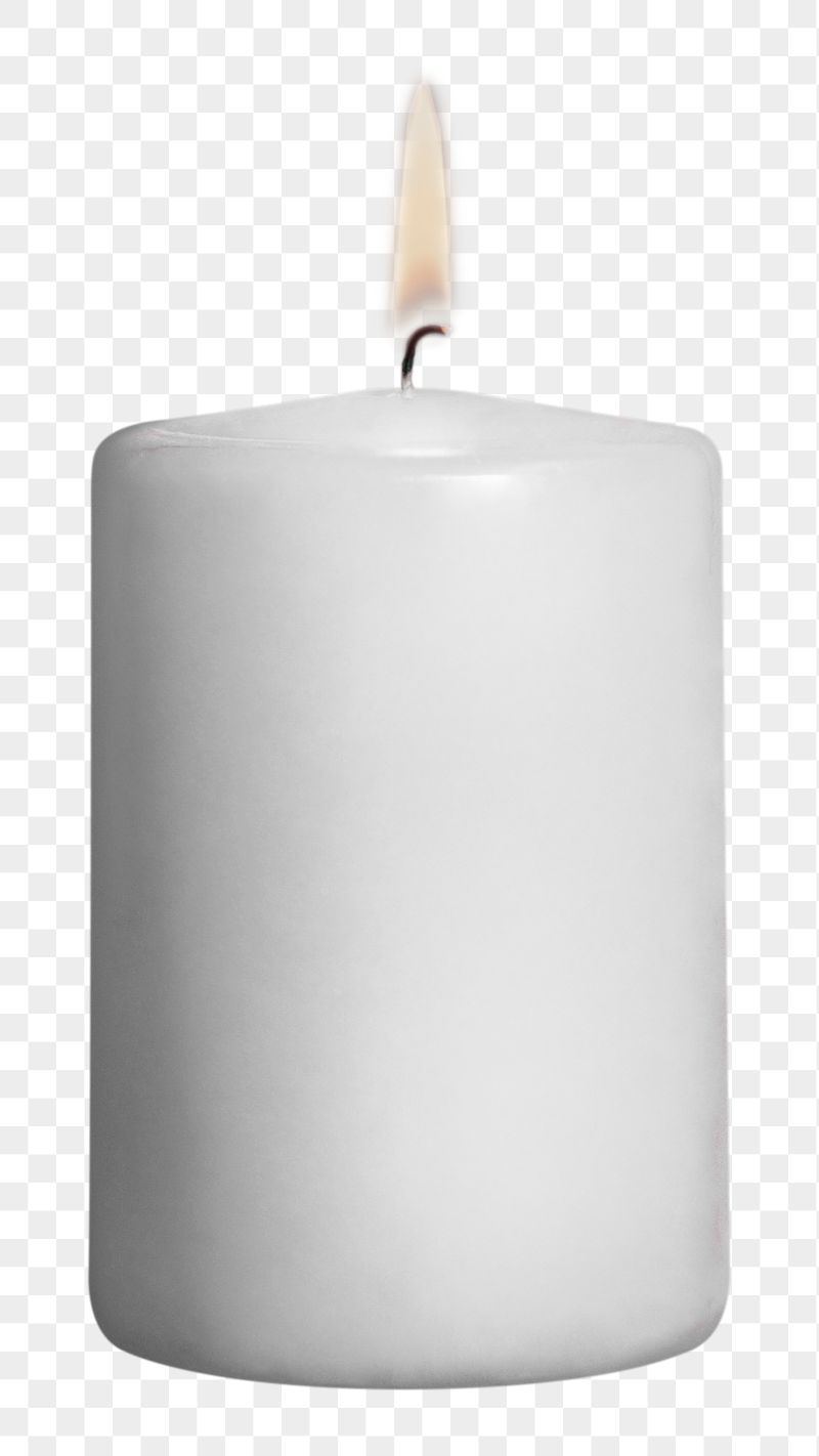 White scented png candle sticker, | Free PNG - rawpixel