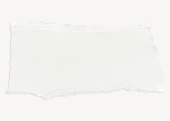 White scrap paper collage element, | Free PSD - rawpixel