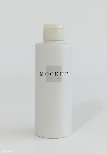 White shampoo or conditioner bottle mockup | Free stock psd mockup - 525554