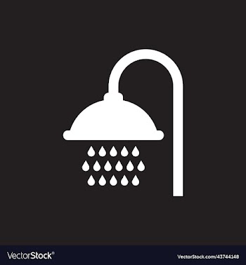 white shower icon