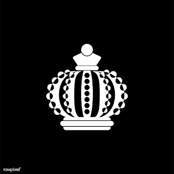 White single royal crown vector | Free stock vector - 543044
