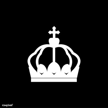 White single royal crown vector | Free stock vector - 543143