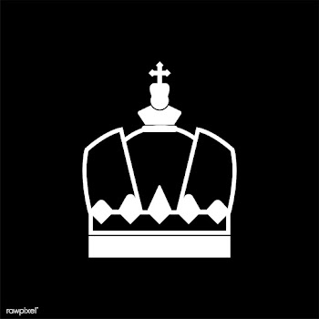 White single royal crown vector | Free stock vector - 543156