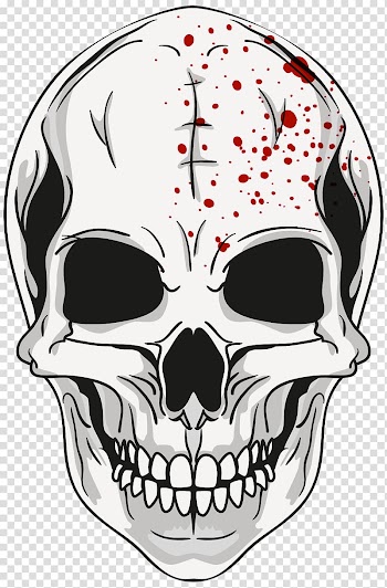 White skull illustration, Calavera Skull , Halloween Skull transparent background PNG clipart