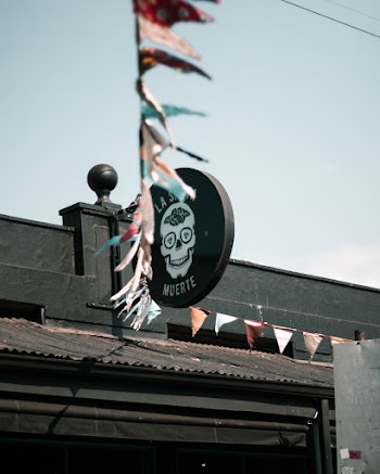 White Skull Signage