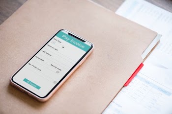 white smartphone turned on