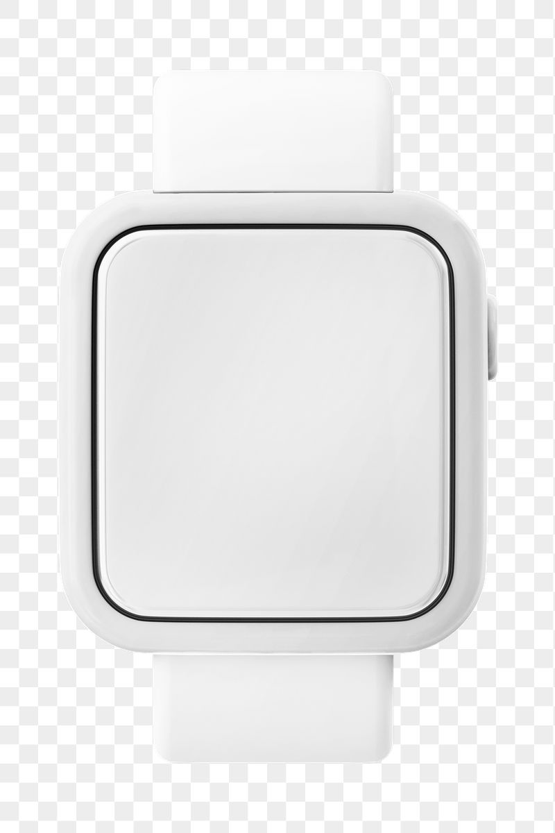 White smartwatch png sticker, digital | Free PNG - rawpixel