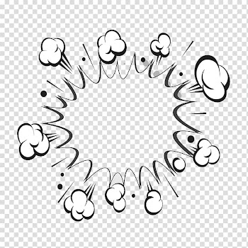 White smoke illustration, Explosion dialog clouds transparent background PNG clipart