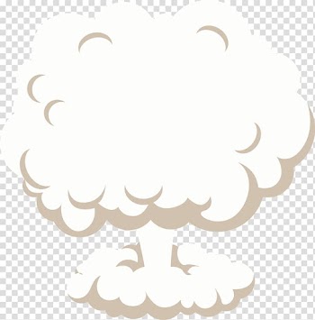 White smoke illustration, Mushroom cloud Explosion, Mushroom cloud transparent background PNG clipart