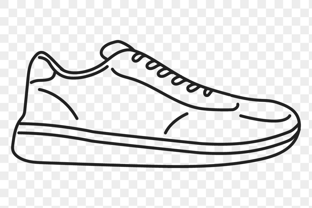 White sneaker png sticker, sportswear | Free PNG Illustration - rawpixel