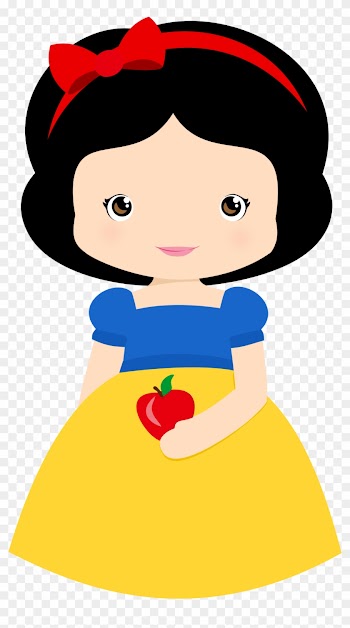White Snow Cliparts - Branca De Neve Cute