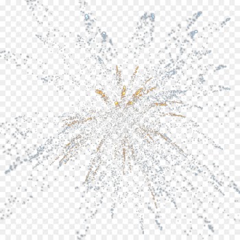 White Snowflake Black Lace Pattern - Fireworks 