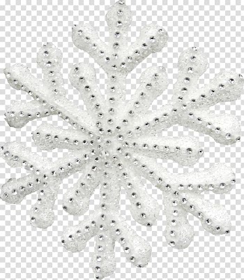 White Snowflake, Snow White transparent background PNG clipart