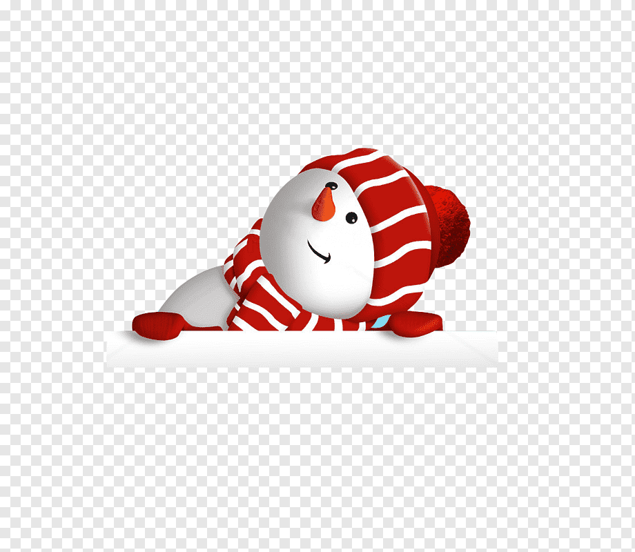 white snowman illustration, Father Christmas Christmas tree Christmas card, Christmas hat with snowman, hat, festive Elements, happy Birthday Vector Images png