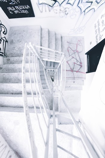 White Spiral Staircase