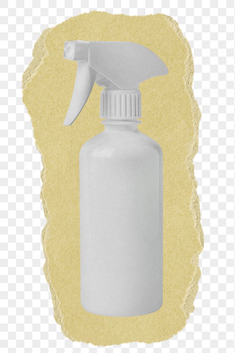White spray png bottle sticker, | Free PNG - rawpixel