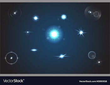 white star light effect