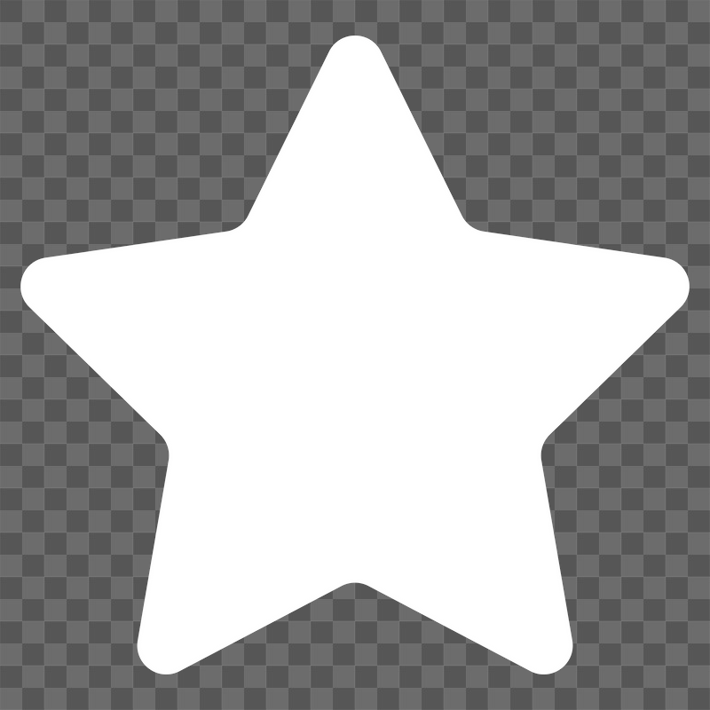 White star shape png sticker, | Free PNG - rawpixel