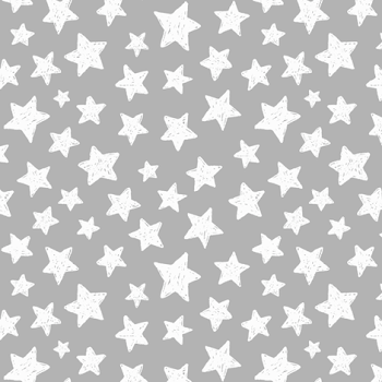 white stars on gray background wallpaper - alenaganzhela - Spoonflower