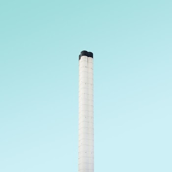 white stick with teal background