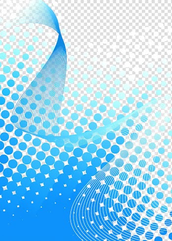 White swirl line illustration, Blue Polka dot, Dot blue line transparent background PNG clipart