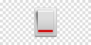 White switch frame transparent background PNG clipart