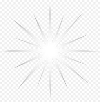 White Symmetry Black Pattern - Gray ray light 
