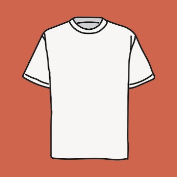 White t-shirt graphic mockup, apparel | Free Vector Mockup - rawpixel