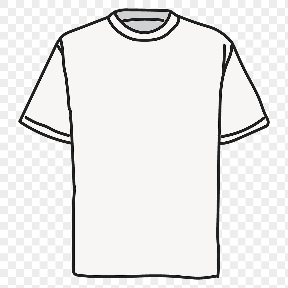 White t-shirt png sticker, casual | Free PNG Illustration - rawpixel