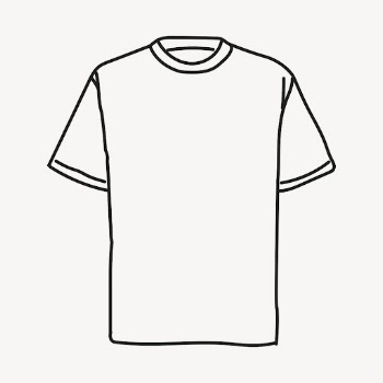 White t-shirt sticker, casual fashion | Free PSD Illustration - rawpixel