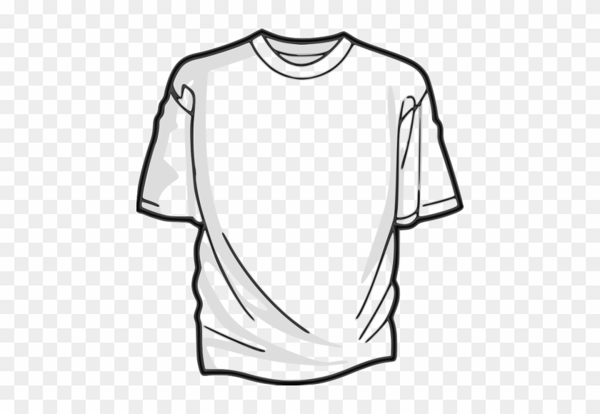 White T Shirt Vector Image Public Domain Vectors - Cloth Black And White