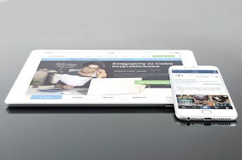 White Tablet Computer by White Iphone 6