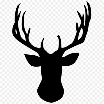 White-tailed deer Reindeer Silhouette Clip art - Deer Head PNG Pic 